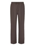 Weekday Loose Checked Trousers Brun