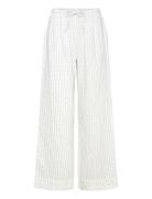Gina Tricot Gauze Homewear Trousers Vit