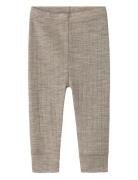 Name It Nbmwang Wool Needle Longjohn Solid Noos Beige