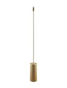 Globen Lighting Floor Lamp Rib Brushed Brass Guld