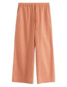 Lindex Trousers Pyjama Seersucker Orange