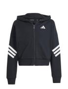 Adidas Sportswear Jg Fi 3S Fz Svart