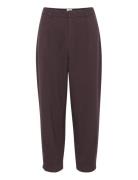 Kaffe Kamerle Pants Cropped Burgundy