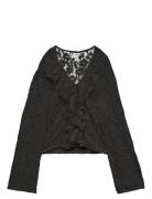 Vero Moda Awkienna Ls V-Neck Lace Top Svart