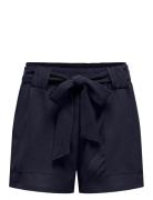 ONLY Onlnova Life Lux Talia Hw Shorts Solid Blå