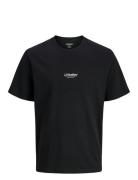 Jack & J S Jjesoho Tee Ss Crew Neck Noos Jnr Svart