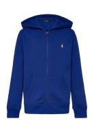 Ralph Lauren Kids Fleece Full-Zip Hoodie Blå