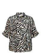 ONLY Carmakoma Carberte Life 2/4 Shirt Aop Multi/patterned