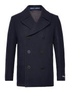 Polo Ralph Lauren Polo Wool-Blend Melton Peacoat Marinblå