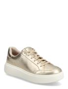 FitFlop Rtg Metallic-Leather Sneakers Guld