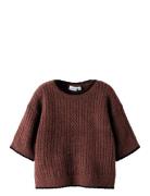 Name It Nkfkiras Ss Knit Burgundy
