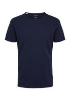 Selected Slhmorgan Ss O-Neck Tee W Marinblå