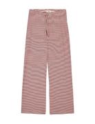 Mads Nørgaard 2X2 Cotton Stripe Verona Pants Röd