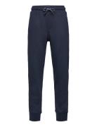 Mango Drawstring Jogger Trousers Marinblå