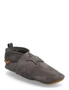 En Fant Elastic Slipper Suede Svart