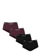 Pieces Pclogo Lady 4 Pack Solid Noos Bc Svart
