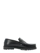 Bianco Biagreg Penny Loafer Polido Svart