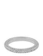 SNÖ Of Sweden Liz Crystal Ring Silver