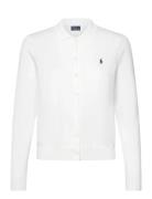 Polo Ralph Lauren Polo-Collar Butt D Cardigan Vit
