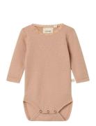 Lil'Atelier Nbfnoel Nab Ls Slim Wool Body Lil Rosa