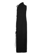 Hope Crinkle Dress Black Crinkle-38 Svart