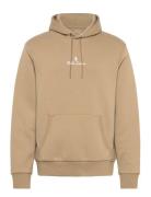 Polo Ralph Lauren Logo Double-Knit Hoodie Beige