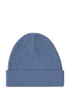 Lindex Beanie Tricot Rib Blå
