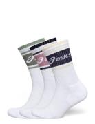 Asics 3 Pack Asics Logo Crew Sock Vit