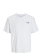 Jack & J S Jjninety Tee Ss Crew Neck Jnr Vit