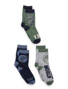 Jurassic World Socks Khaki Green