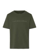 Jack & J S Jjestar Jj Tee Ss Noos Jnr Khaki Green
