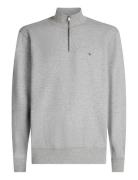 Tommy Hilfiger Essential Fleece 1/4 Zip Grå