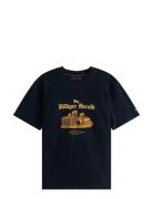 Tommy Hilfiger Herald Skyline Graphic Tee Marinblå