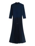 Tommy Hilfiger Slim 5X2 Rib Mix Midi Drs Marinblå