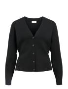 Object Objreynard Ls Sli Cardigan Noos Svart