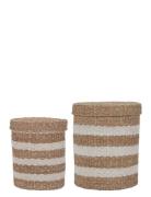 House Doctor Storage Baskets, Hdgeet, Nature/Brown Beige