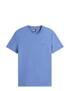 Tommy Jeans Tjm Xslim Jaspe Htr Tee Ext Blå