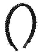 Pipol's Bazaar Strass Diadema Black Svart