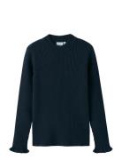 Name It Nkfvianna Ls Slim Knit Marinblå