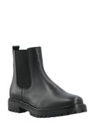 Bianco Biagina Chelsea Boot Smooth Leather Svart
