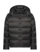 Calvin Klein Jeans Ls Nylon Zip Off Hood Down Puffe Svart