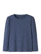 Name It Nmfnelia Ls Slim Top Pb Marinblå
