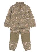 Mikk-line Thermal+ Set Aop Grön