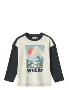 Wheat T-Shirt L/S Beck Marinblå