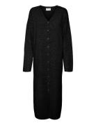 Vero Moda Awninna Ls V-Neck 7/8 Knit Dress Svart