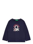 United Colors Of Benetton T-Shirt L/S Marinblå