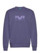 H2O Logo Sweat O'neck Marinblå