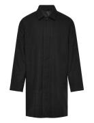 Casual Friday Cfmats Relaxed Checked Coat Grå