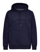 Hackett London Heritage Ess Aw Hoody Marinblå