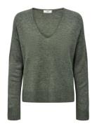 JDY Jdyelanora L/S V-Neck Pullo. Knt Noos Khaki Green